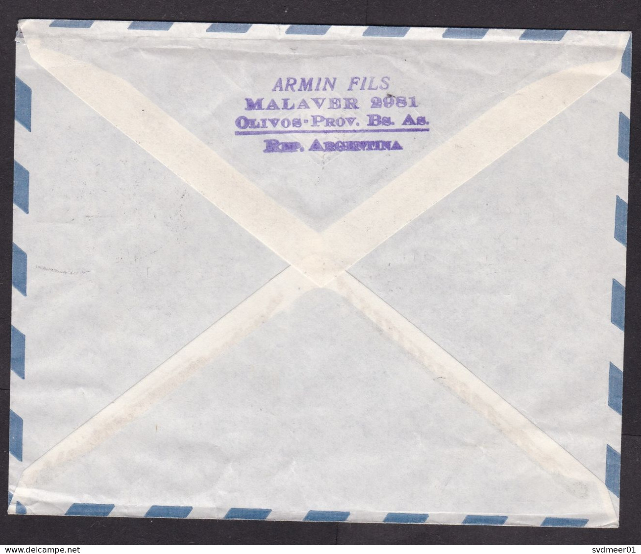 Argentina: Airmail Cover To Germany, 1970s, 6 Stamps, Sailing Ship, Naval History, Sunflower, Road (minor Crease) - Covers & Documents