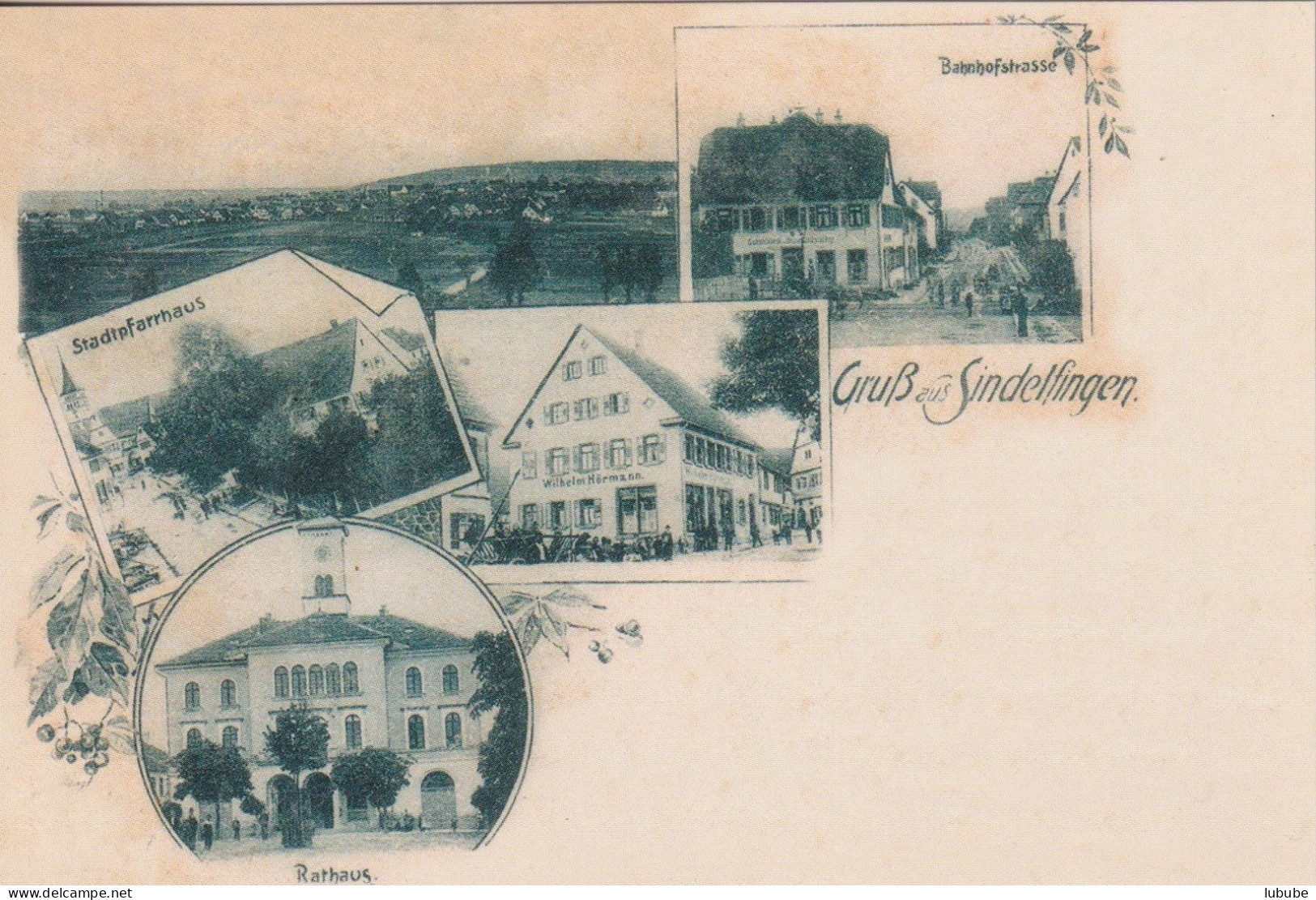 Gruss Aus Sindelfingen - 5 Bilder  (Repro)        Ca. 1910/2013 - Sindelfingen