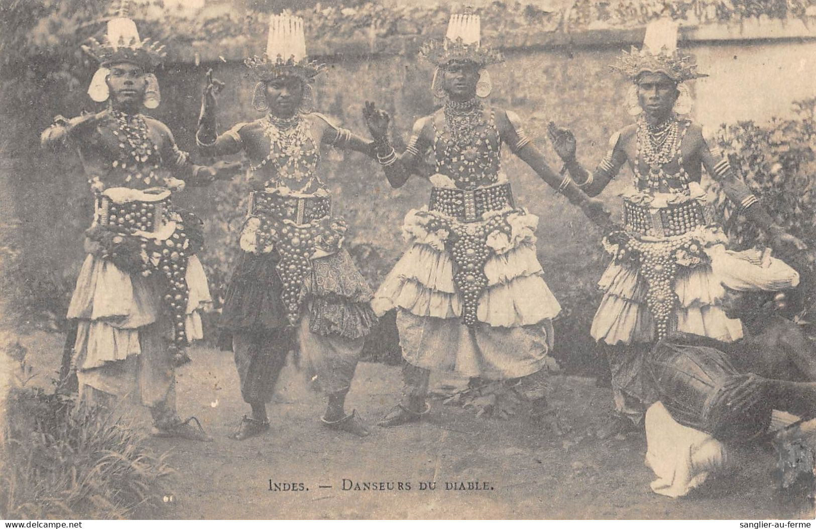 CPA INDES DANSEURS DU DIABLE - Indien