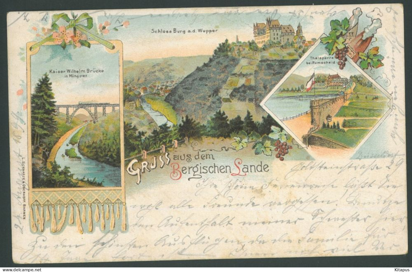 BERGISCHEN LANDE Vintage Postcard Germany - Bergisch Gladbach
