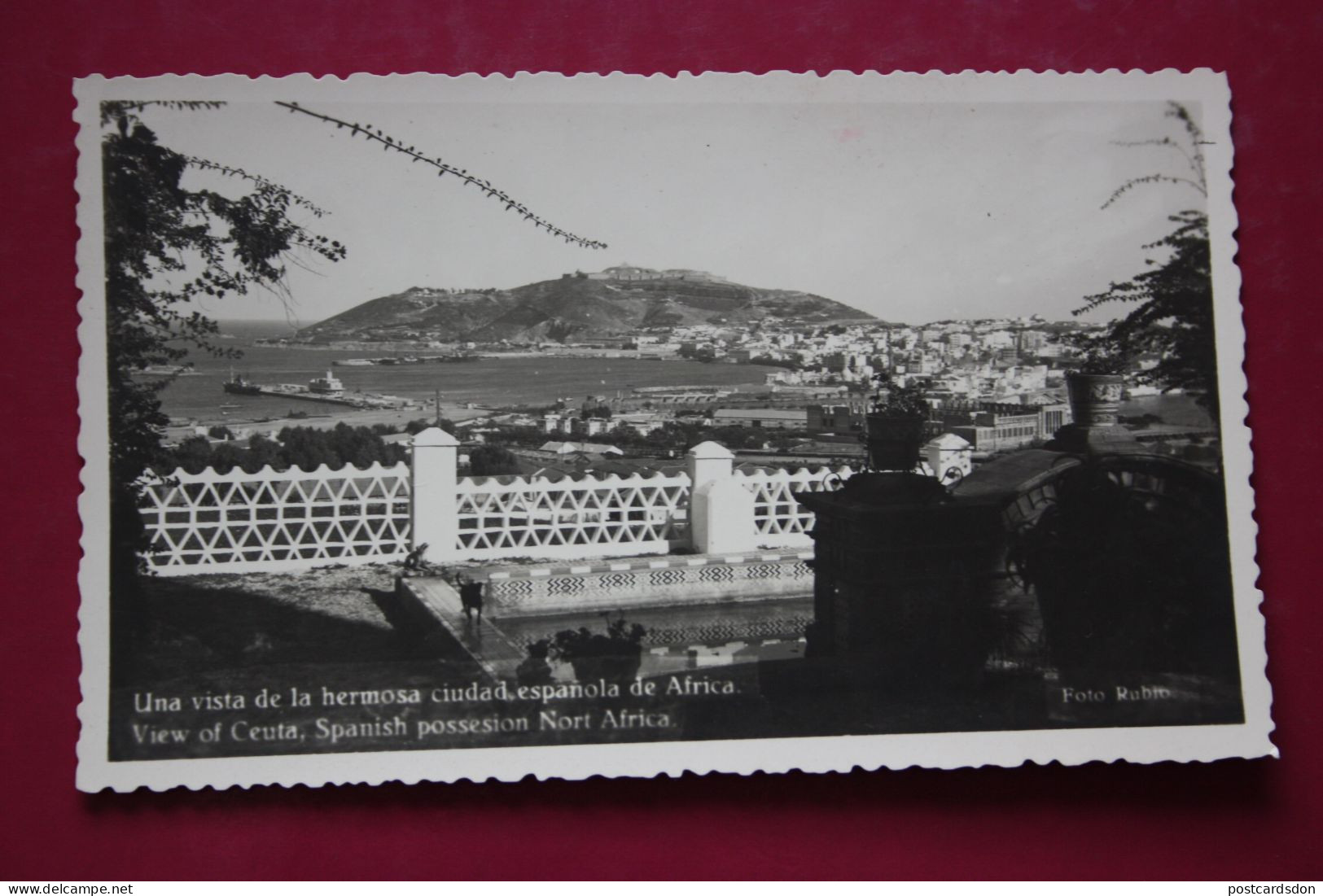 Africa. ESPAÑA, CEUTA - Old Postcard Foto Rubio - Ceuta