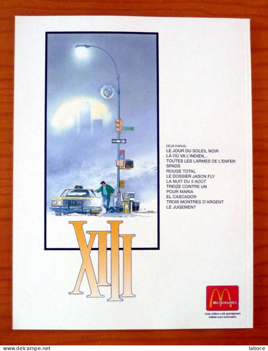 VANCE & VAN HAMME - XIII N°1 Pub McDonald's - XIII