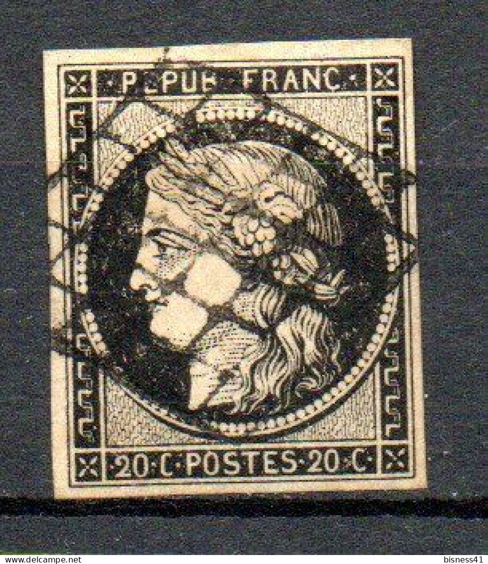 Col33 France 1849  N° 3 Oblitéré : 70,00€ - 1849-1850 Ceres