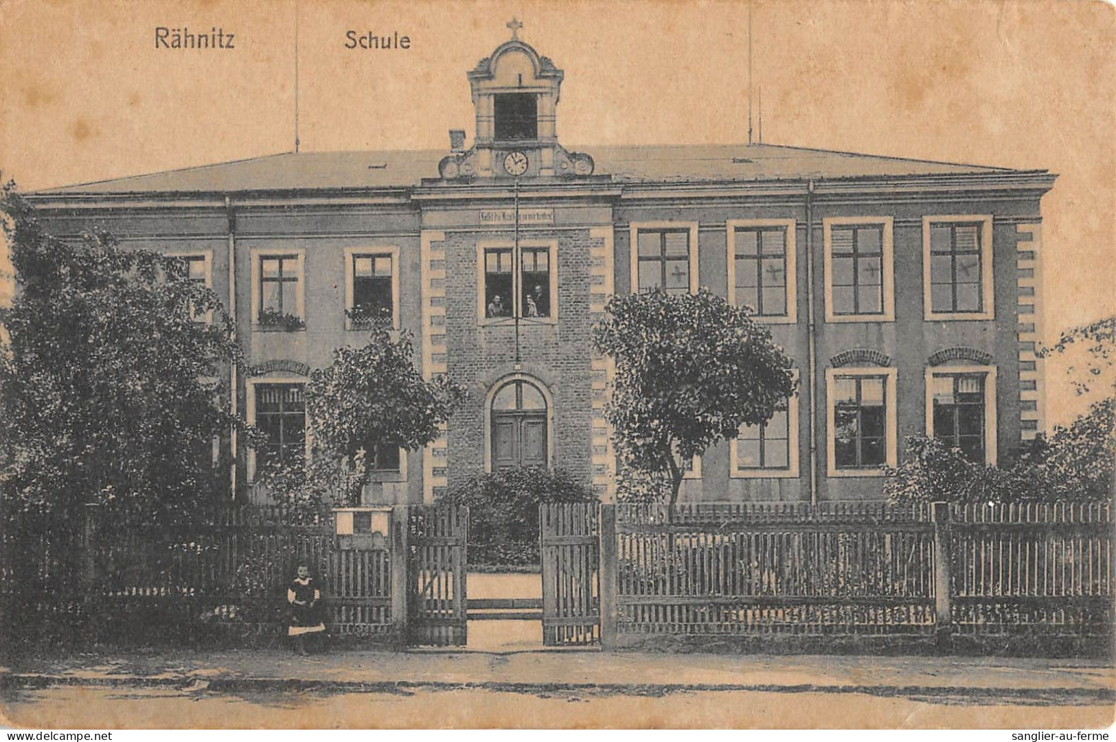 CPA ALLEMAGNE RAHNITZ SCHULE - Autres & Non Classés