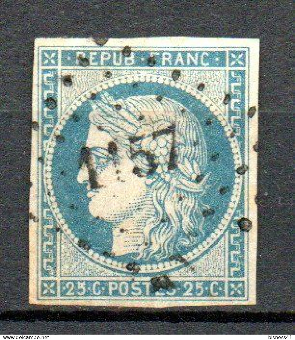 Col33 France 1849  N° 4b Sur Jaune Oblitéré : 75,00€ - 1849-1850 Cérès