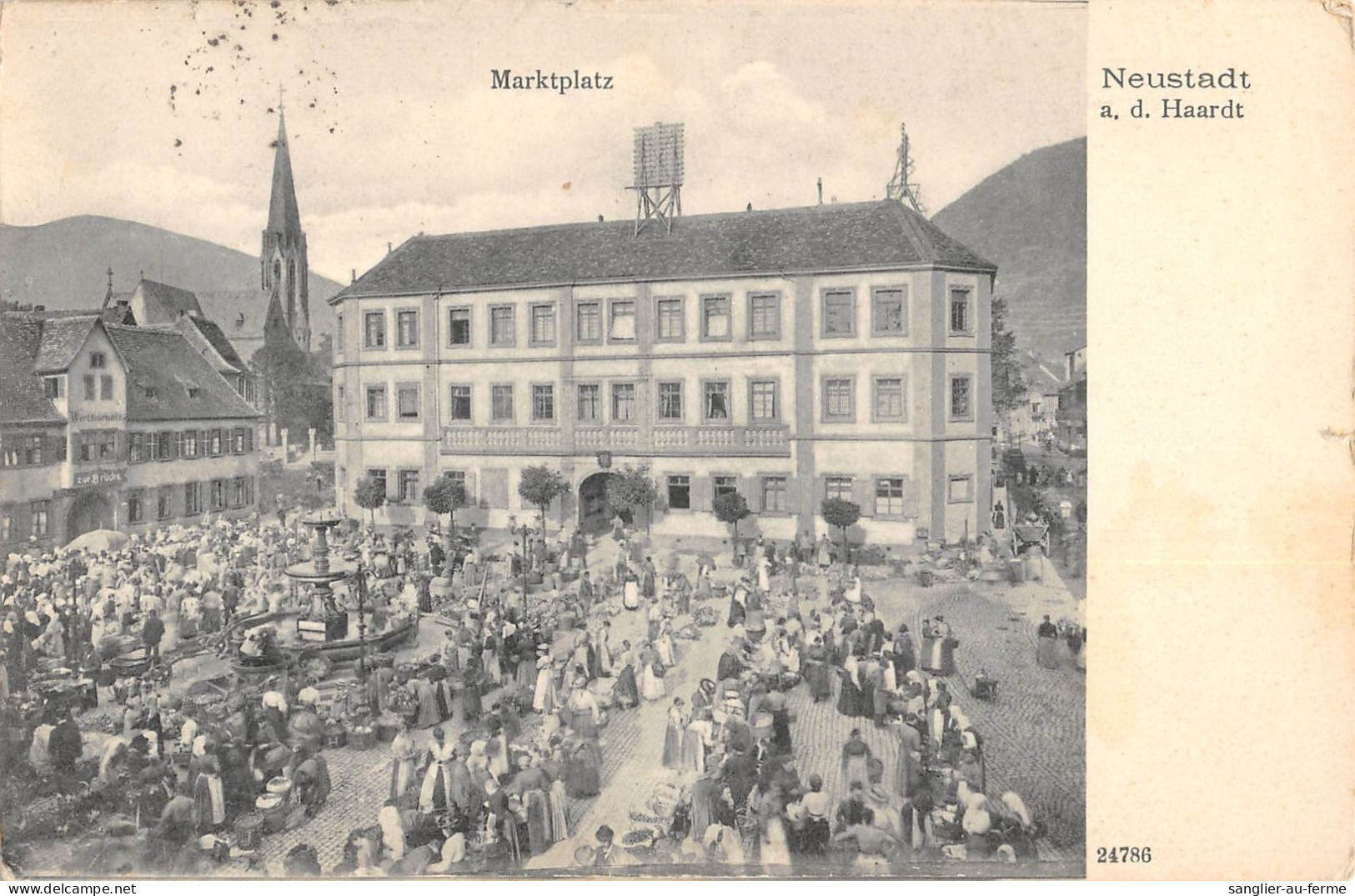 CPA ALLEMAGNE NEUSTADT A.d.HAARDT MARKTPLATZ - Sonstige & Ohne Zuordnung