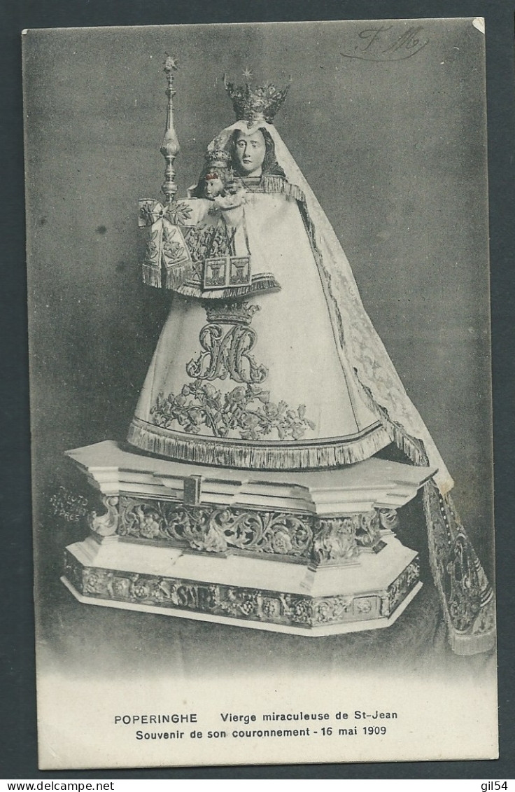 Poperinghe, Vierge Miraculeuse De Saint Jean ( Voyagée En 1915  Gb 20011 - Poperinge