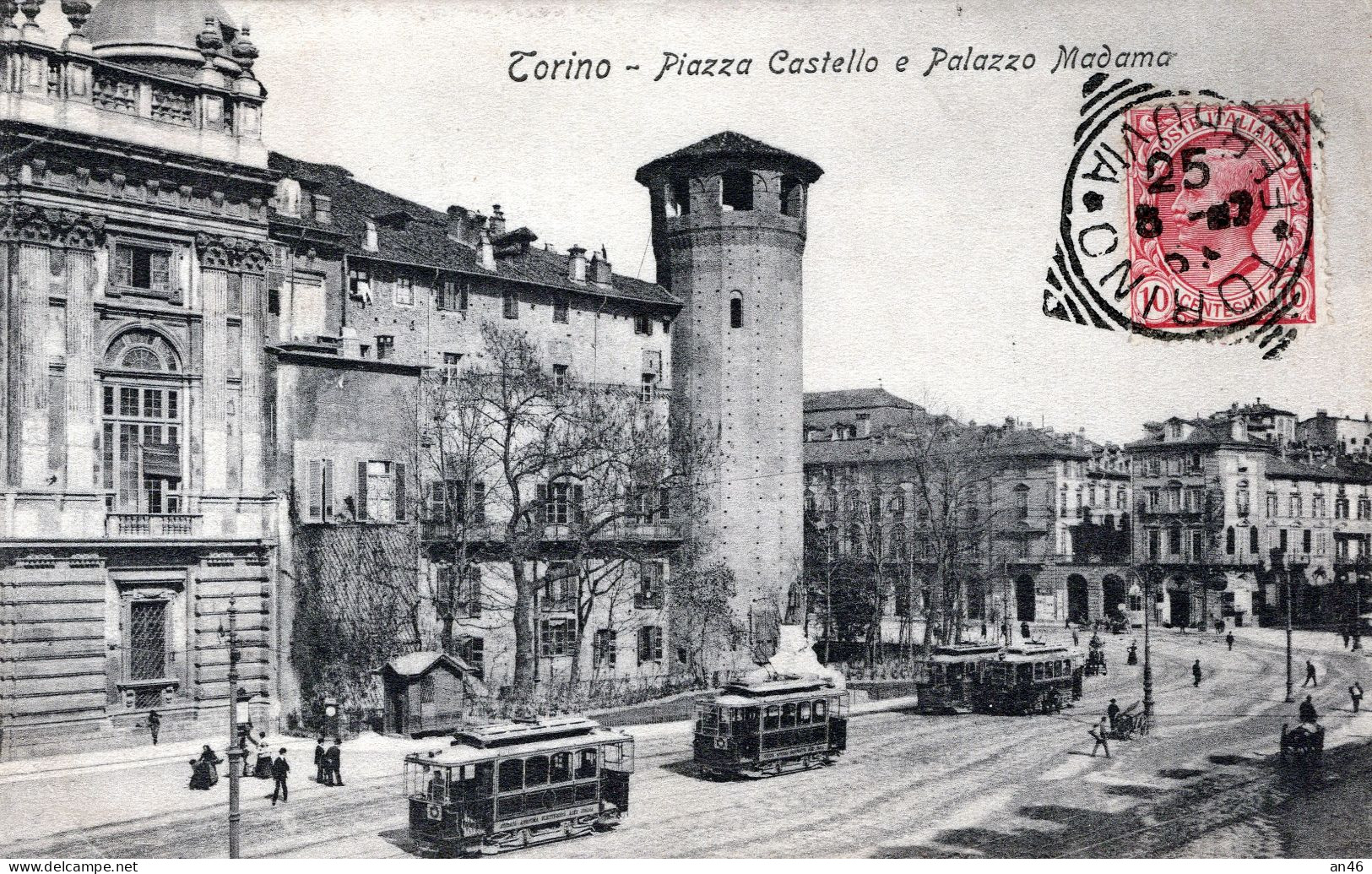 TORINO - Piazza Castello E Palazzo Madama - Vgt. - Palazzo Madama