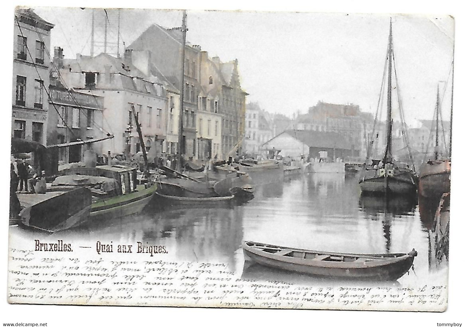 CPA Bruxelles, Quai Aux Briques - Transport (sea) - Harbour