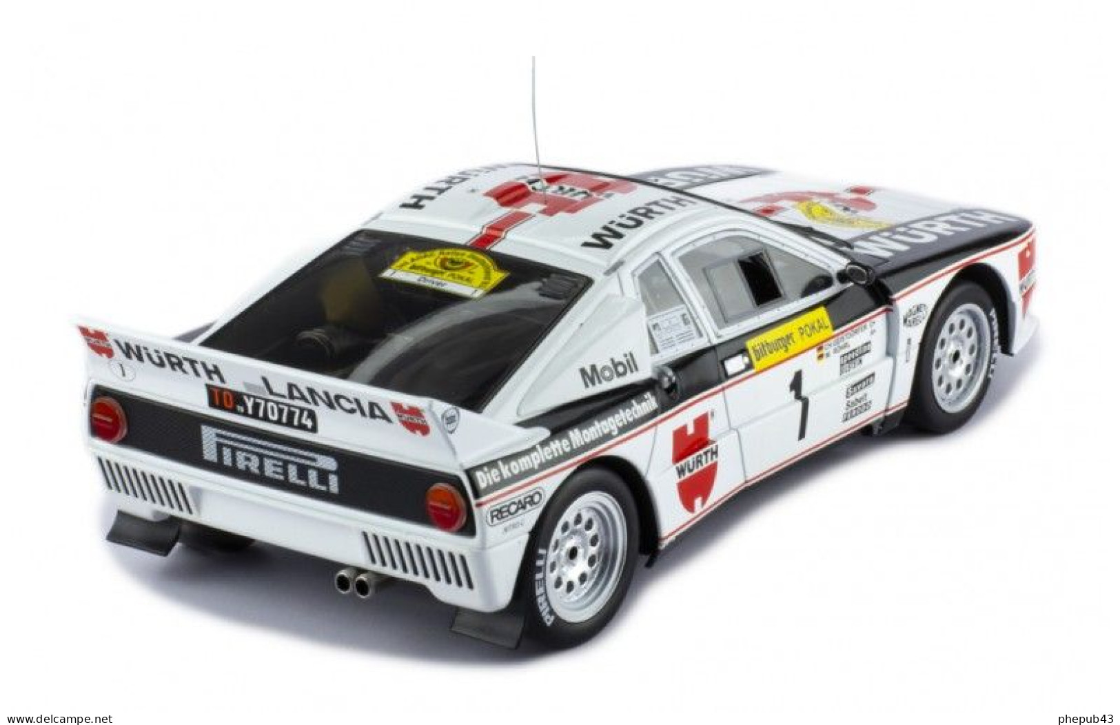 Lancia 037 Rally - Walter Röhrl/Ch. Geistdörfer - Rally Gemany 1983 #1 - Ixo (1:18) - Ixo