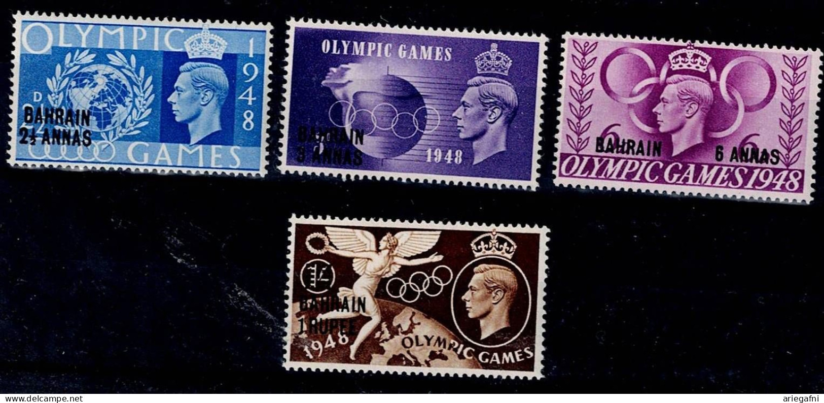 BAHRAIN 1948 OLYMPICS GAMES LONDON MI No 62-5 MNH VF!! - Bahrain (...-1965)