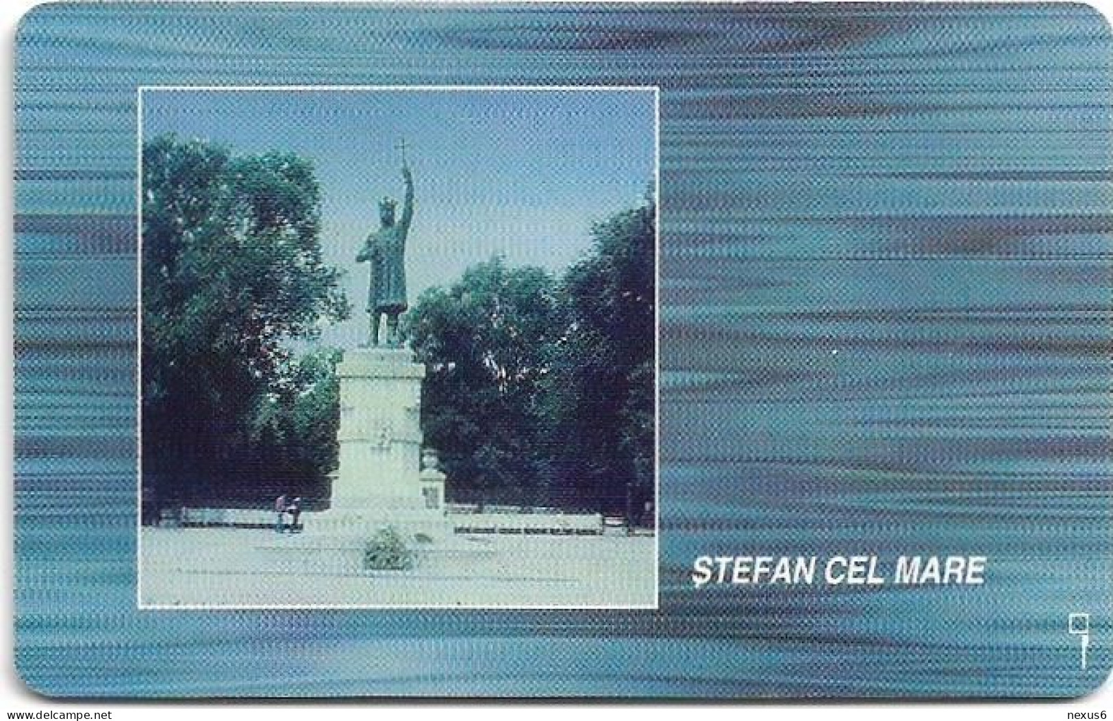 Moldova - Moldtelecom - Flag 1st Issue, Gem2 Black, 09.1994, 50U, 10.000ex, Used - Moldawien (Moldau)