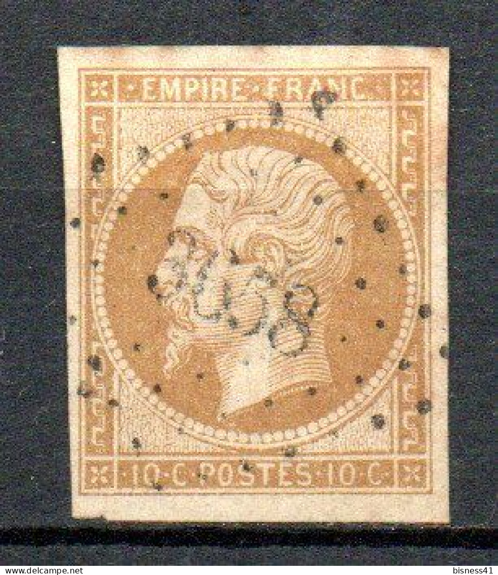 Col33 France 1854 N° 13A Oblitéré GC 3658 : 45,00€ - 1853-1860 Napoléon III