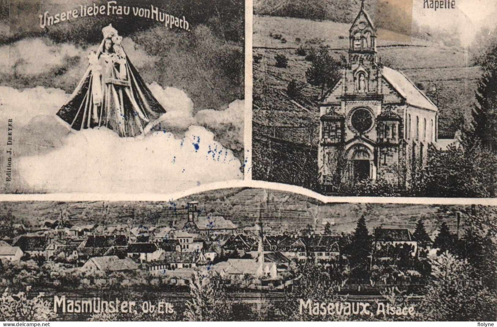 Masevaux - Souvenir Du Village - Masmünster - Nombreux Cachets Militaires Au Dos - Masevaux