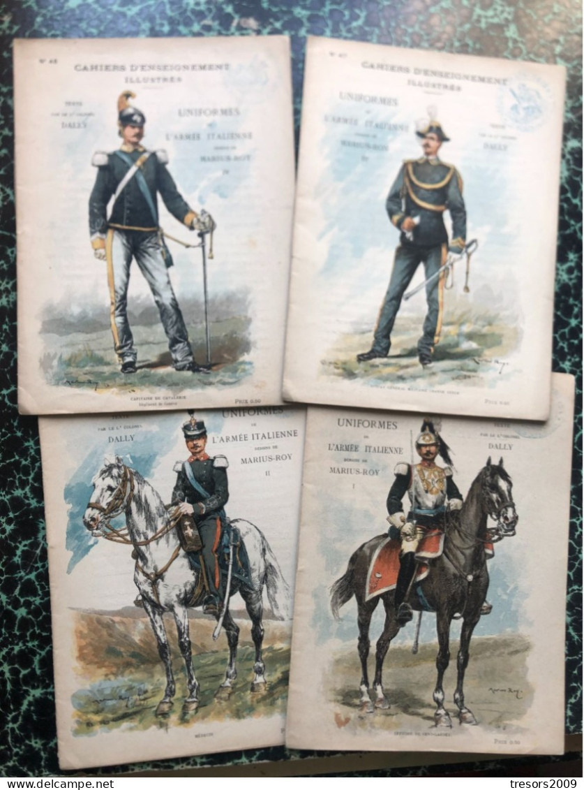 Cahiers D'enseignement Illustrés Par Dally - Uniformes De L'armée Italienne Uniformes - Italienisch