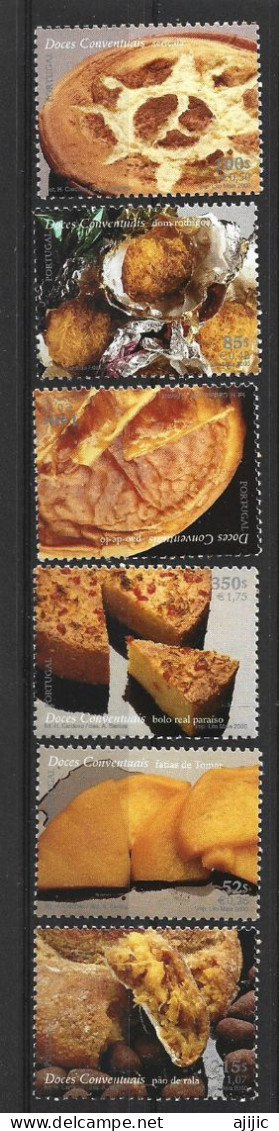 PORTUGAL.Les Pâtisseries & Cuisine Du Portugal . 6 Timbres Neufs ** - Alimentation