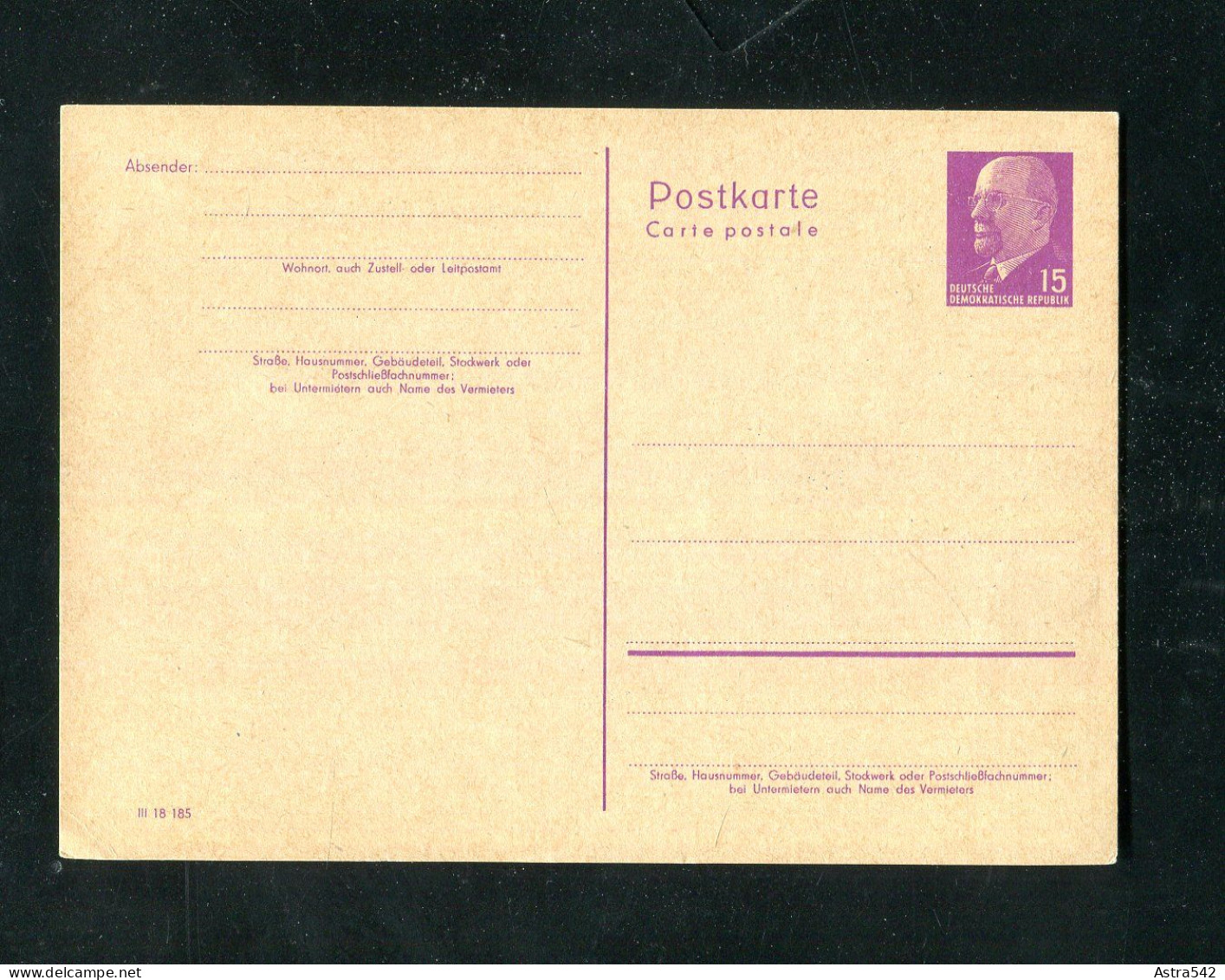 "DDR" Postkarte Mi. P 72 ** (13638) - Postcards - Mint