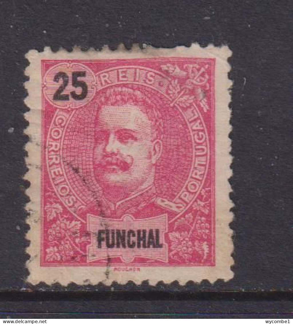 FUNCHAL - 1897 25r Used As Scan - Funchal