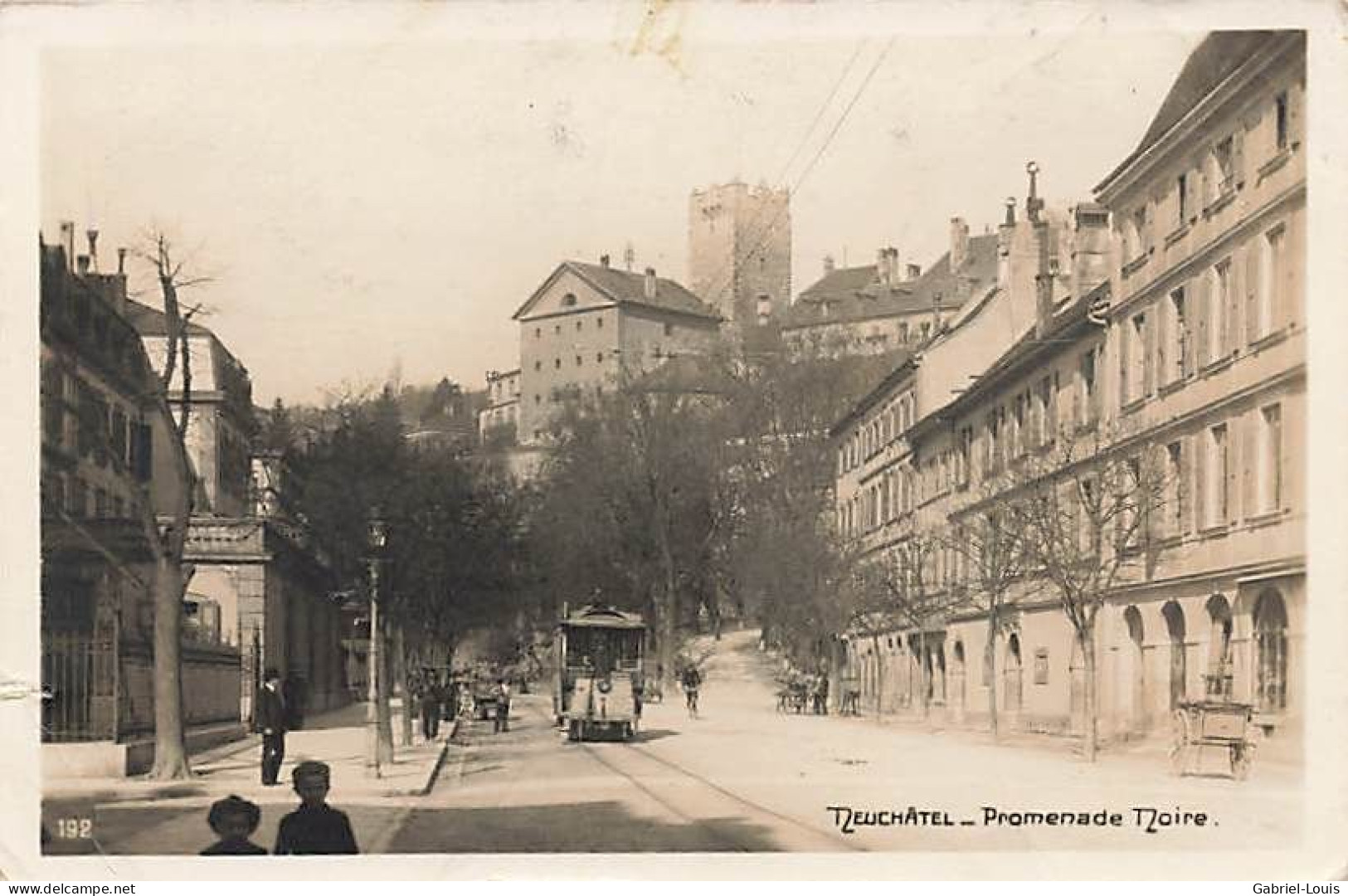 Neuchâtel Promenade Moire - Tram - Neuchâtel