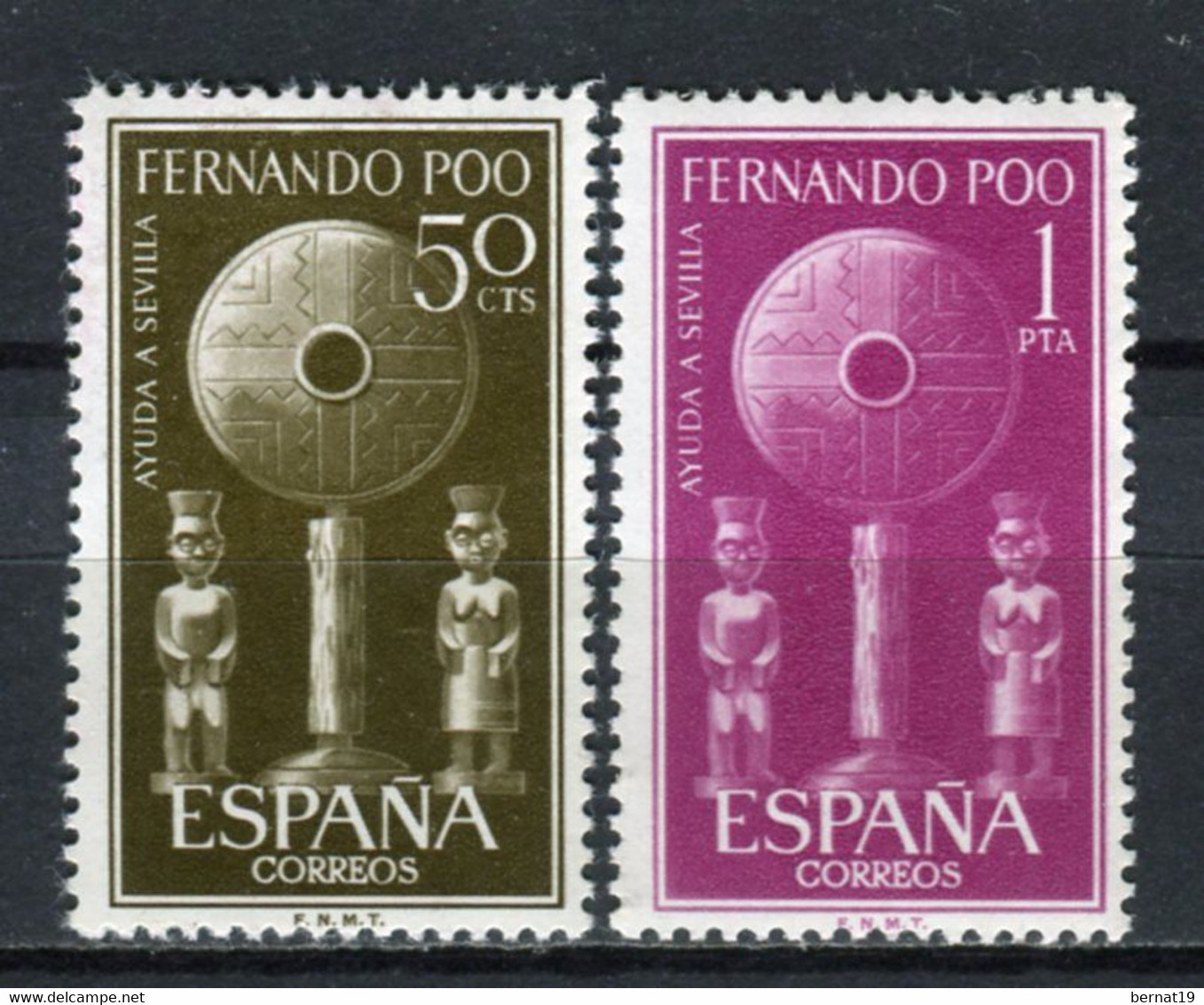 Fernando Poo 1963. Edifil 213-14 X 2 ** MNH - Fernando Po