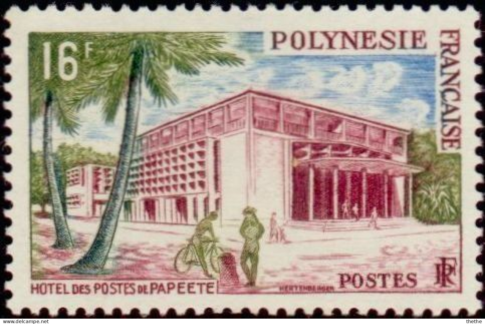 POLYNESIE - Bureau De Poste De Papeete - Neufs