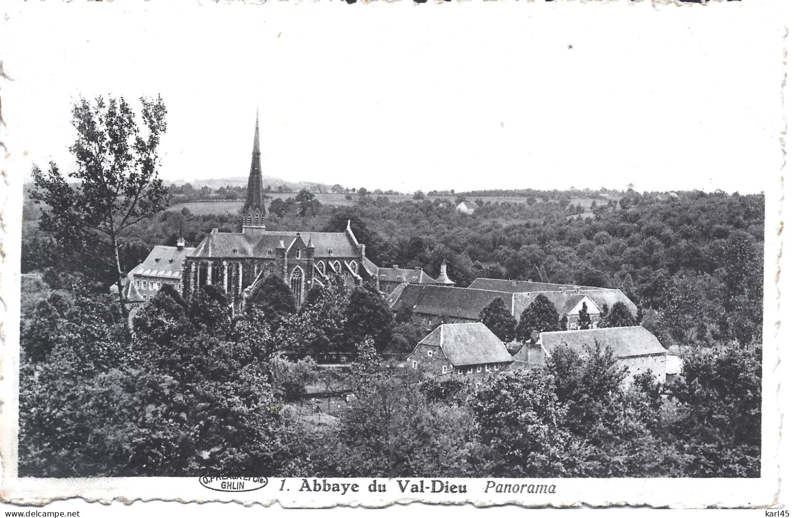 Abbaye Du Val - Dieu - Panorama - CPA Ayant Circulé -- - Aubel