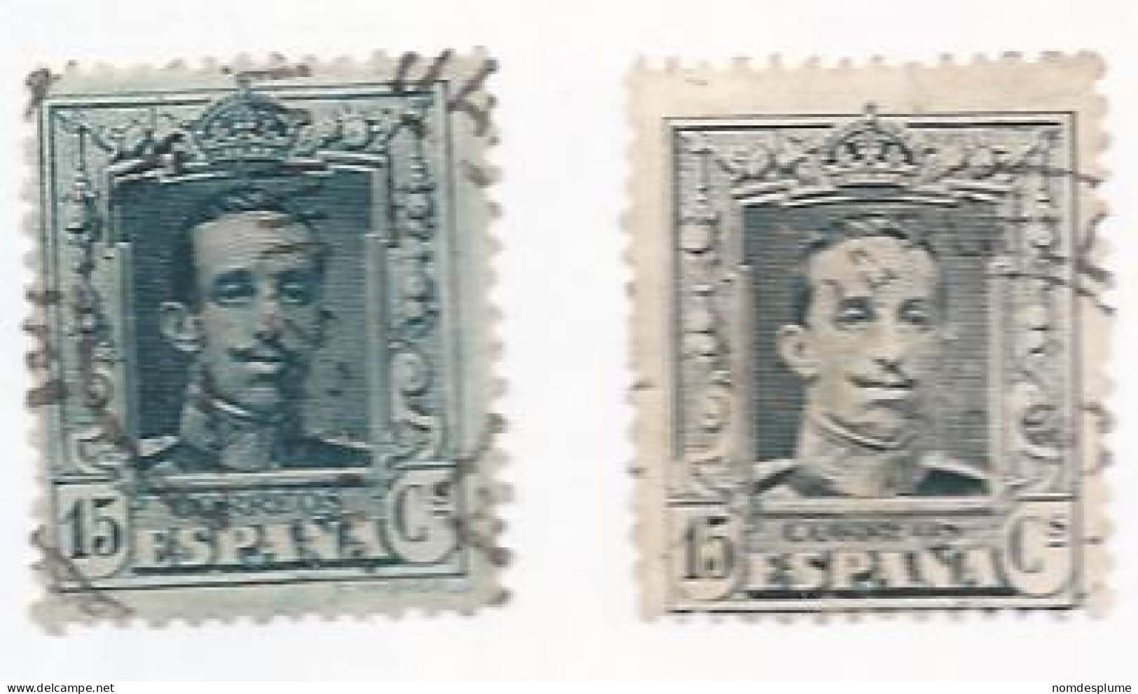 17623) Spain 1922 Black Green - Usados