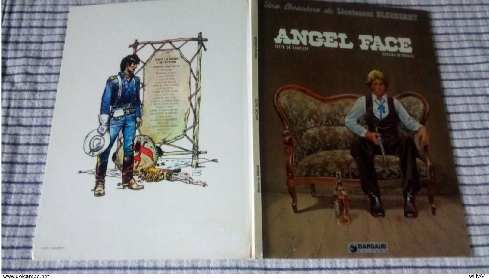 BLUEBERRY   " ANGEL FACE "  DARGAUD  1981   TBE - Blueberry