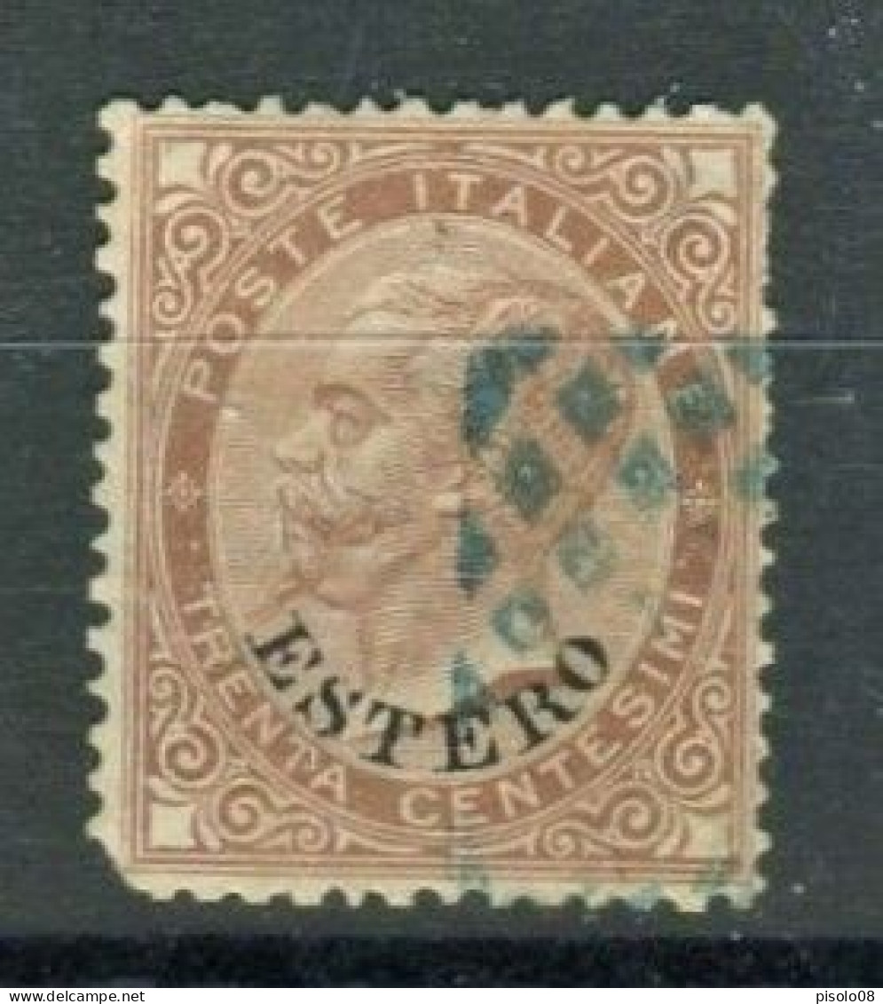 OCCUPAZIONI LEVANTE 1878-79 VITTORIO EMANUELE II  30 C. USATO - General Issues