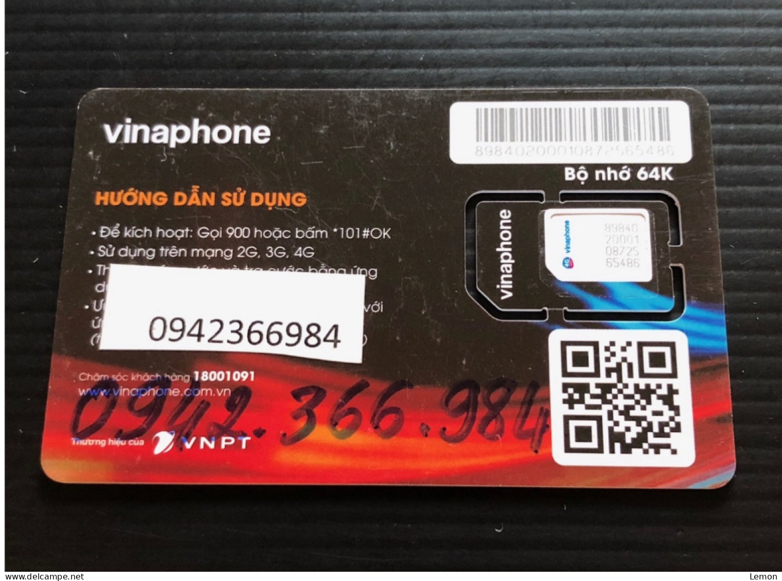 Mint Vietnam GSM Sim Card Phonecard, With Chip Attached - Vietnam