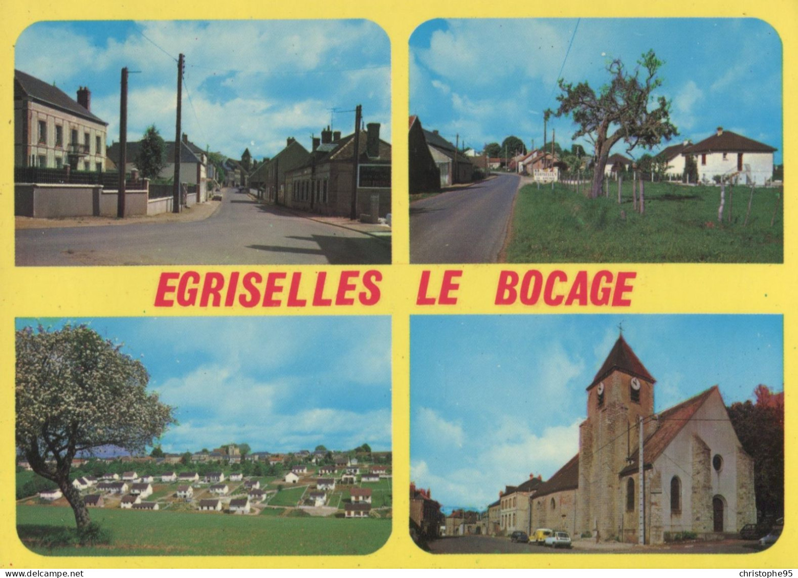 89 .n° 25054. Egriselles Le Bocage . Vue D Ensemble. Cpsm. - Egriselles Le Bocage