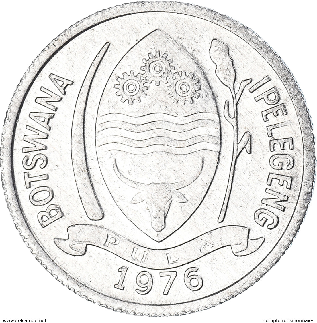 Monnaie, Botswana, Thebe, 1976 - Botswana