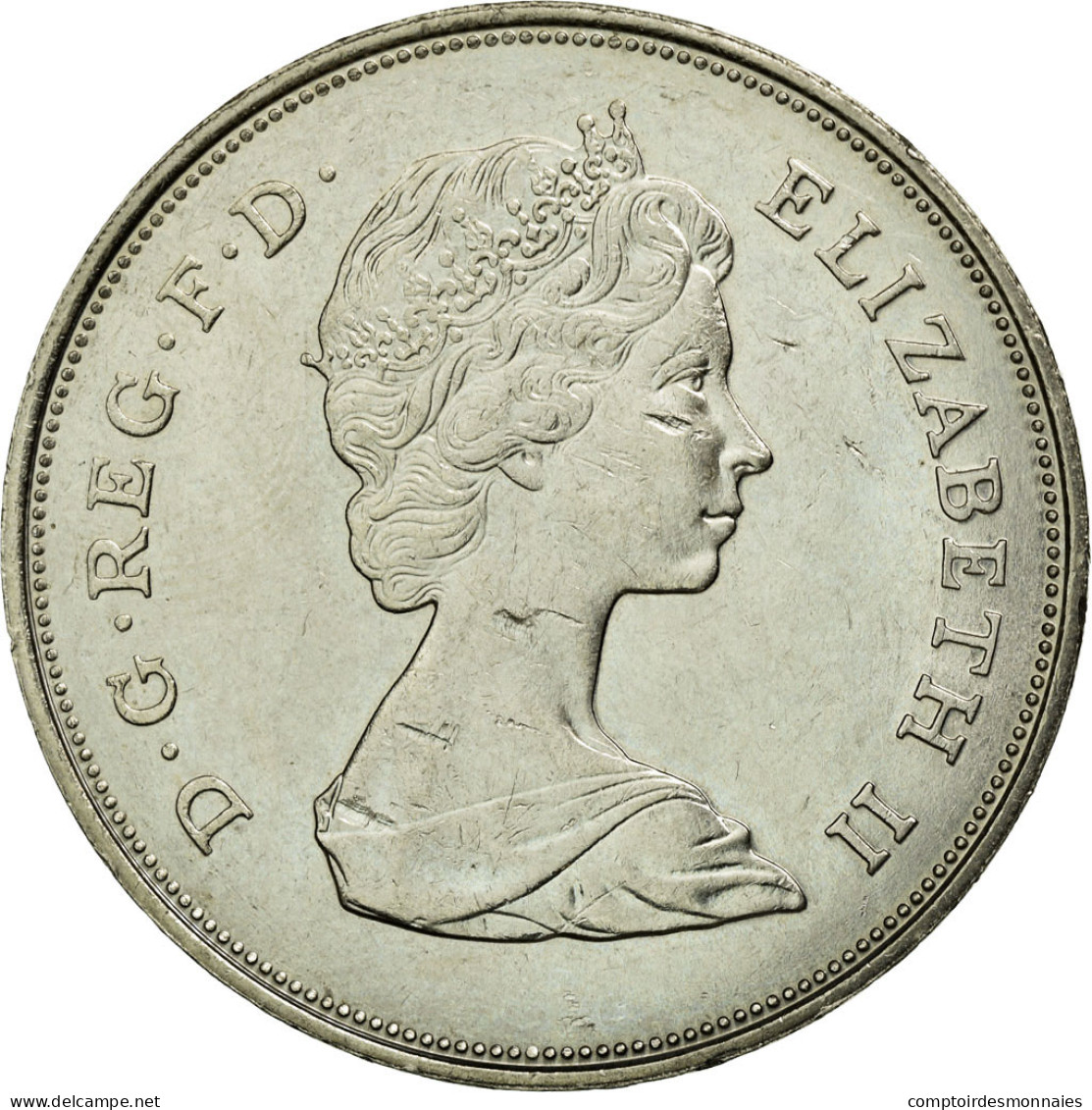 Monnaie, Grande-Bretagne, Elizabeth II, 25 New Pence, 1981, SUP+, Copper-nickel - 25 New Pence