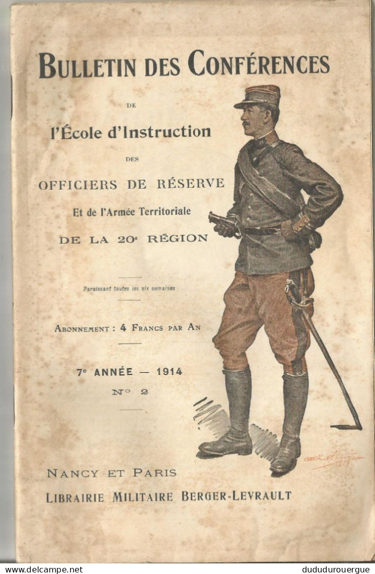 LES SERVICES DE L ARRIERE ; L OFFICIER D INFANTERIE AU COMBAT - Other & Unclassified