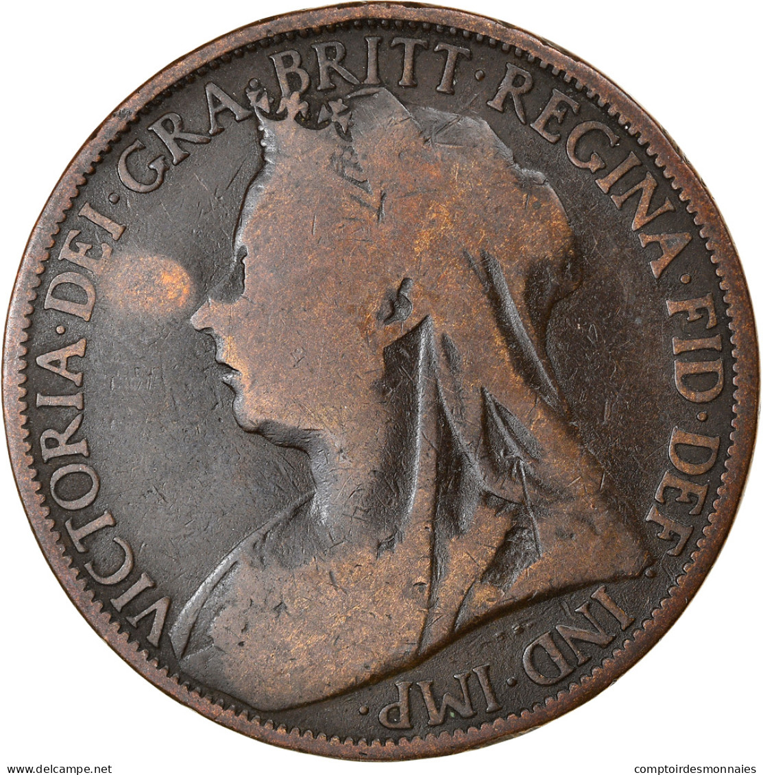 Monnaie, Grande-Bretagne, Victoria, Penny, 1896, TB, Bronze, KM:790 - D. 1 Penny