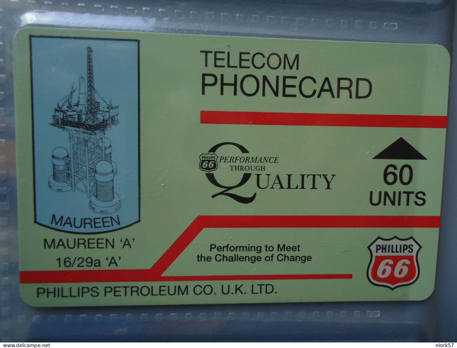 SCOTLAND OIL USED CARDS  OIL MAUREEN - Olie