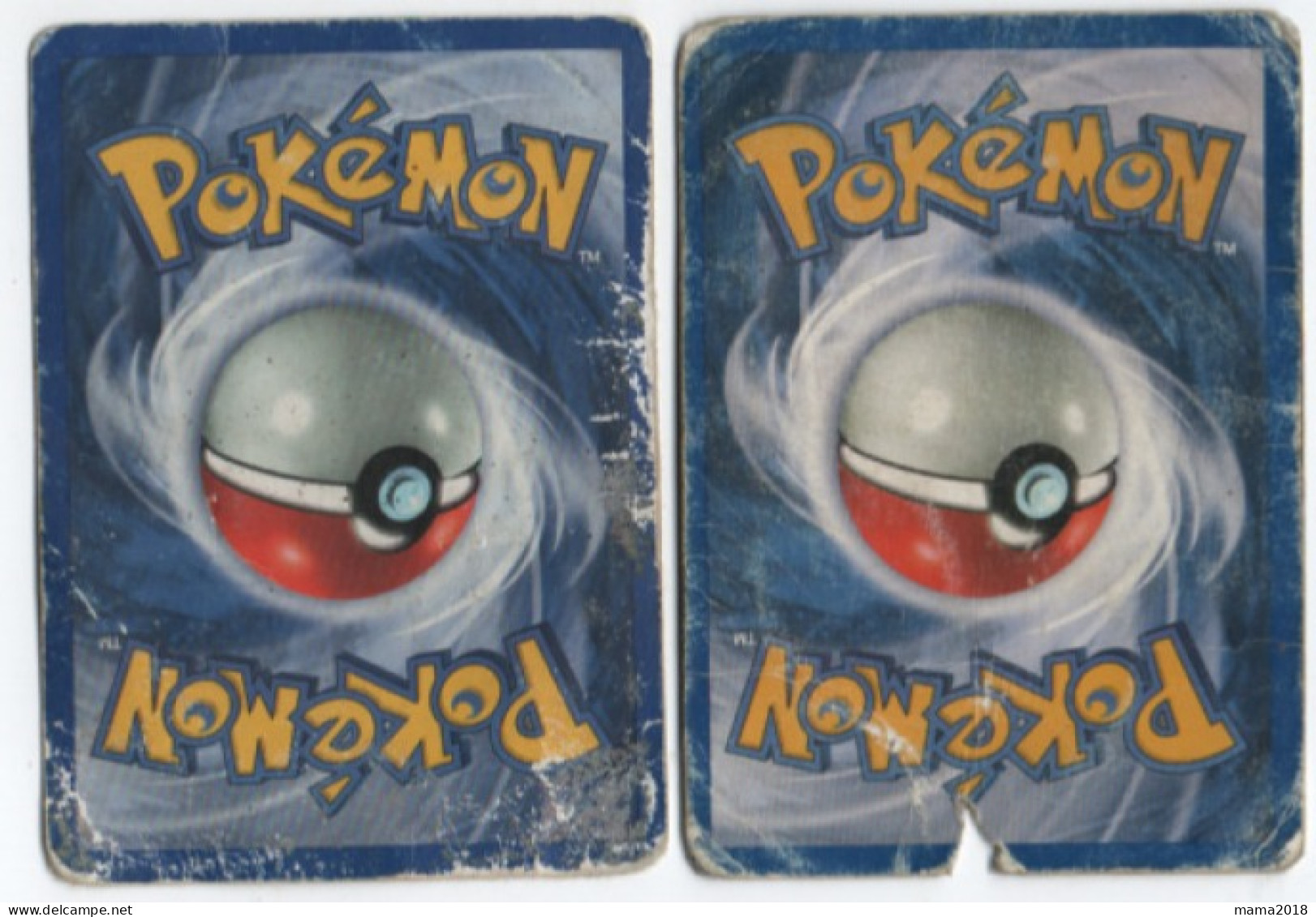 Lot 2 Cartes Pokémon  Très Rares  Newtwo &  Raikou ( Très Abimées ) - Lots & Collections