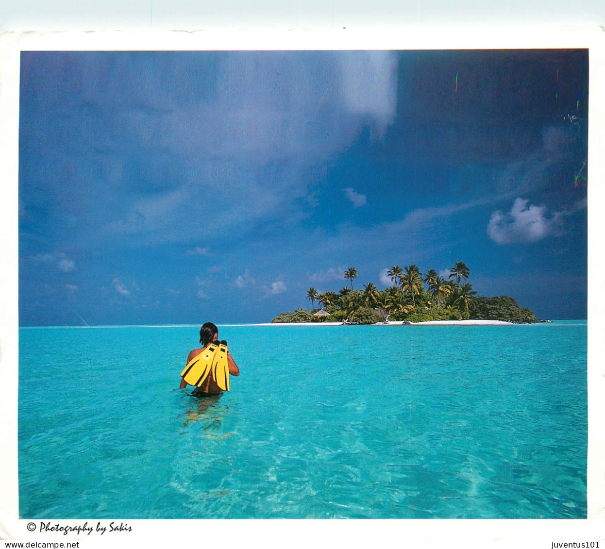 CPSM Format Spécial-Maldives-Beau Timbre     L2230 - Maldive