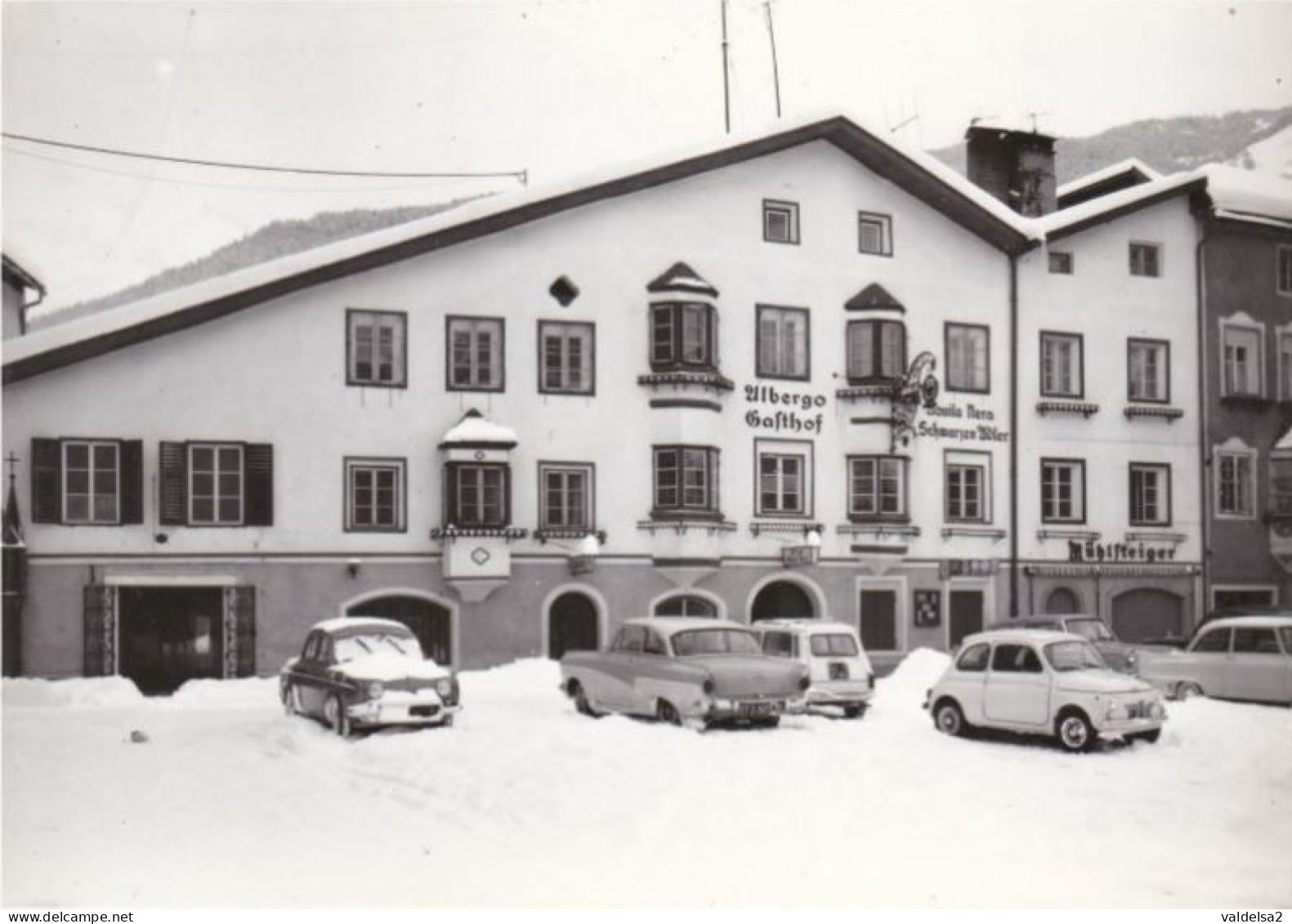 VIPITENO / STERZING - BOLZANO / BOZEN - PIAZZA MITRA / STADTPLATZ - ALBERGO AQUILA NERA - AUTO - Vipiteno