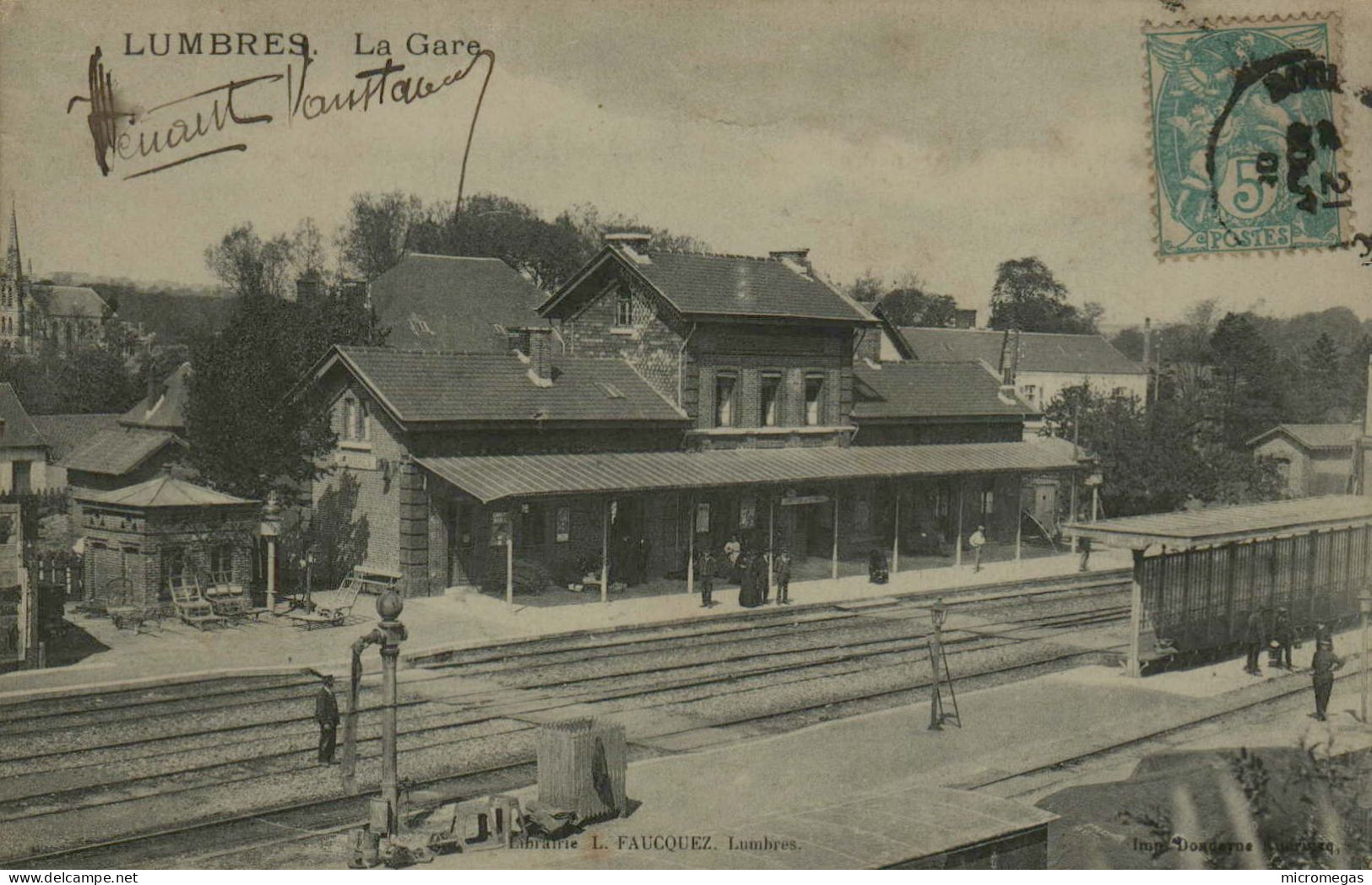 62 - LUMBRES - La Gare - Lumbres