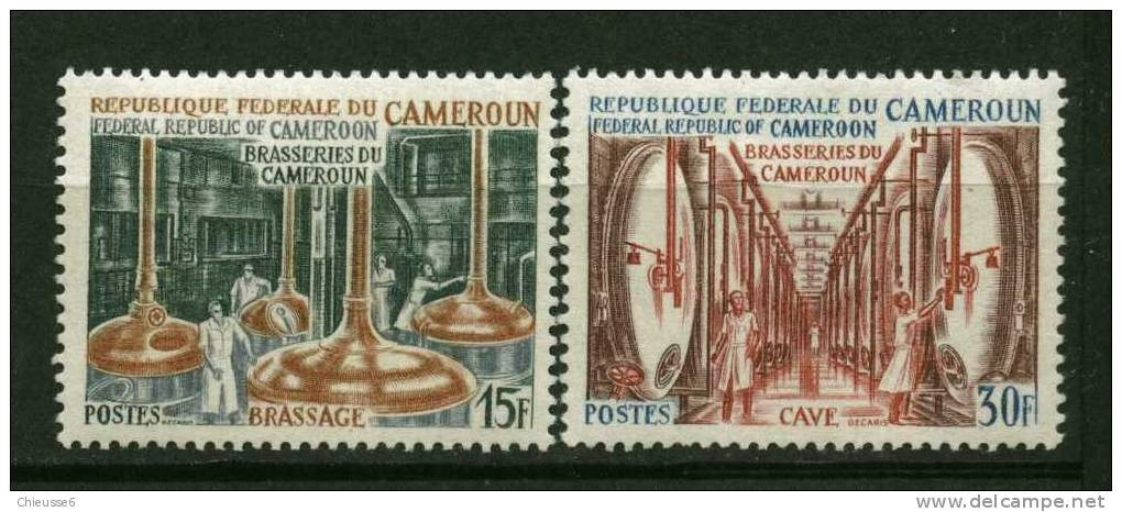 Rep. Cameroun  ** 485/486 - Brasseries Du Cameroun - Cameroun (1960-...)