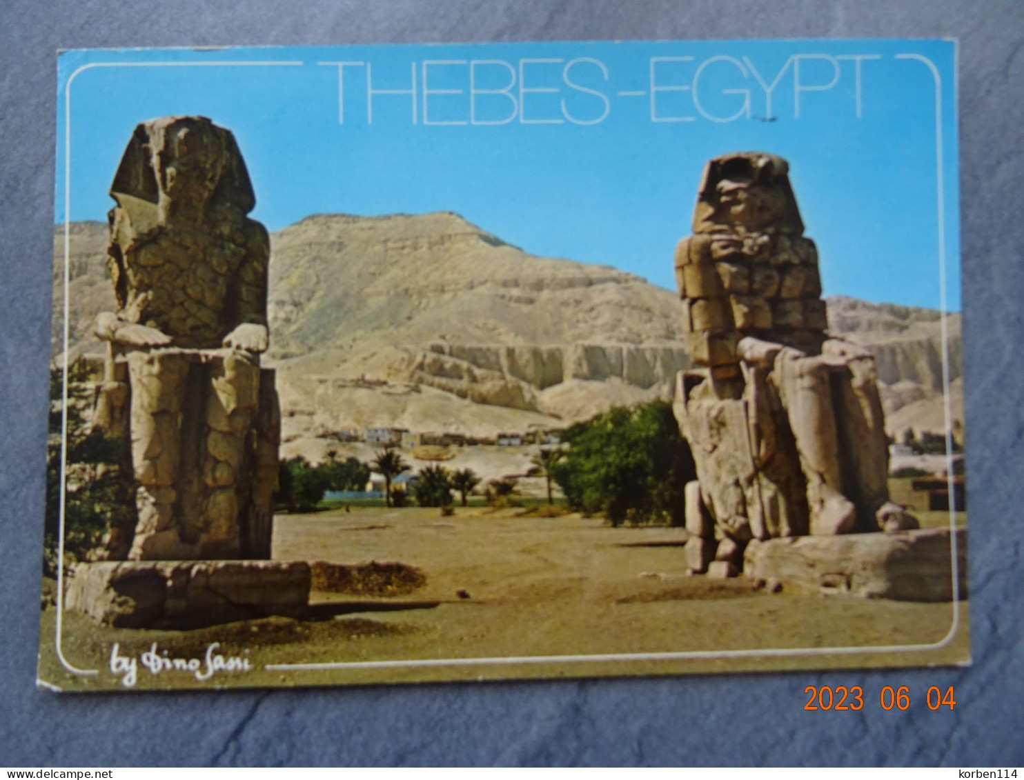 THEBES THE COLOSSI OF MEMNON - Sphinx