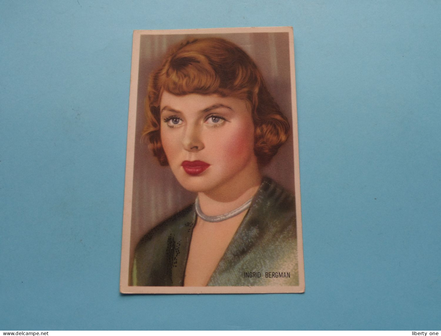 INGRID BERGMAN ( See / Voir SCANS ) KWATTA Bois-D'Haine ( Photo C. 210 ) Format +/- 13,5 X 8,5 Cm.! - Other & Unclassified