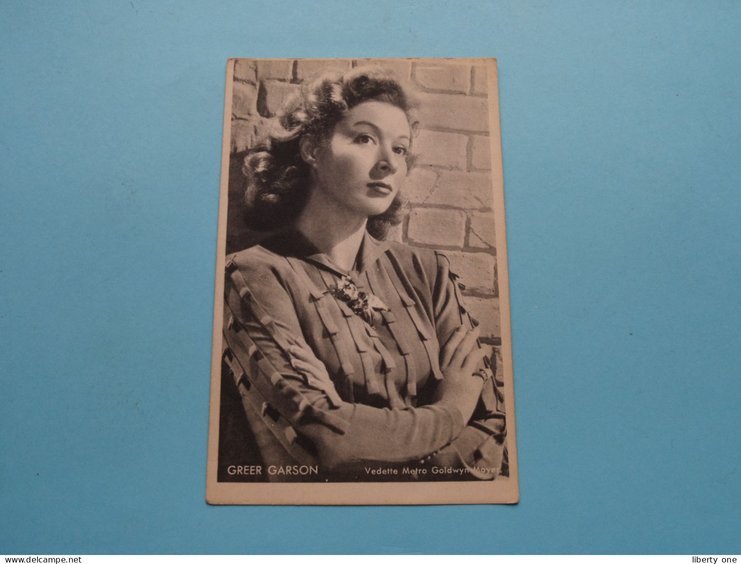 GREER GARSON ( See / Voir SCANS ) KWATTA () Format +/- 13,5 X 8,5 Cm.! - Andere & Zonder Classificatie