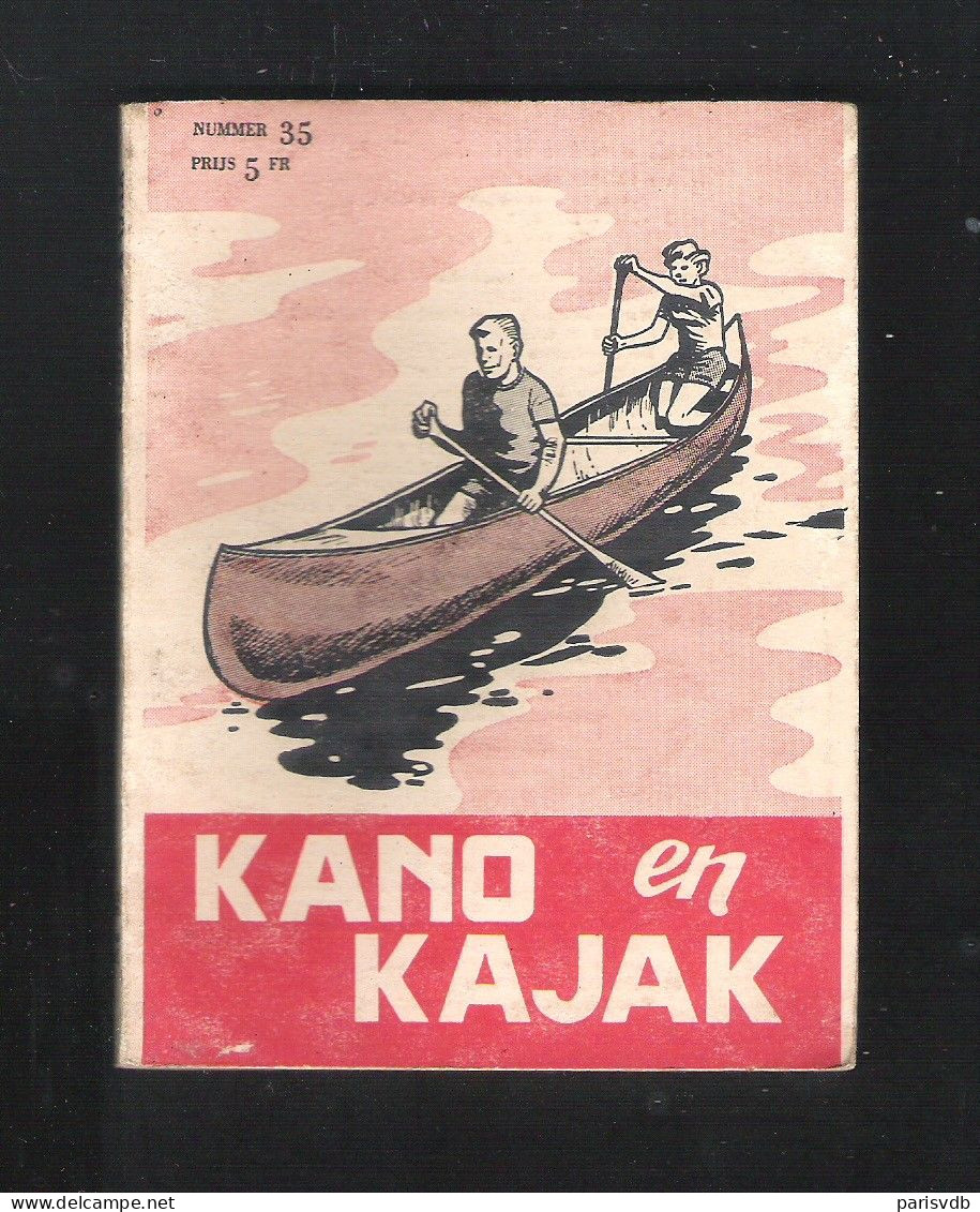 SNOECK'S MINIATUURREEKS NR 35 - " KANO EN KAJAK " (8.5 Cm X 11.5 Cm ) (SN 35) - Sachbücher