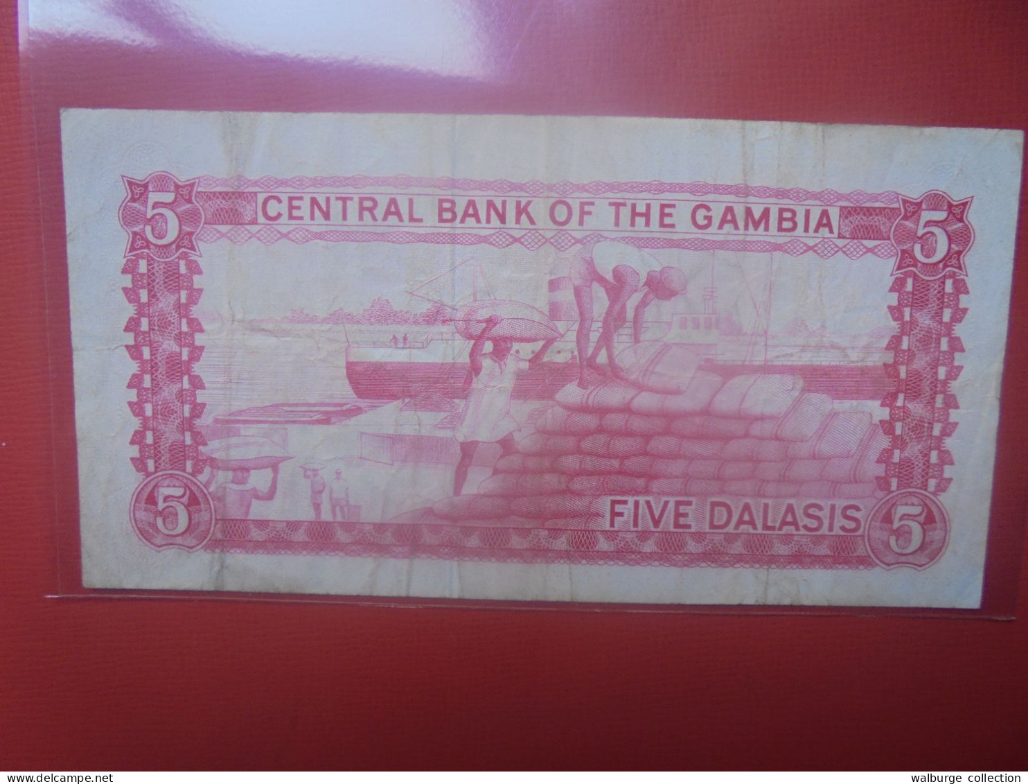 GAMBIE 5 DALASIS 1987-90 Signature N°8 Circuler (B.29) - Gambia