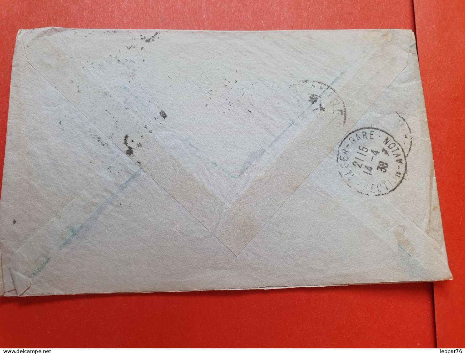 Algérie - Enveloppe De Alger Pour La France En 1938 - Réf 876 - Cartas & Documentos