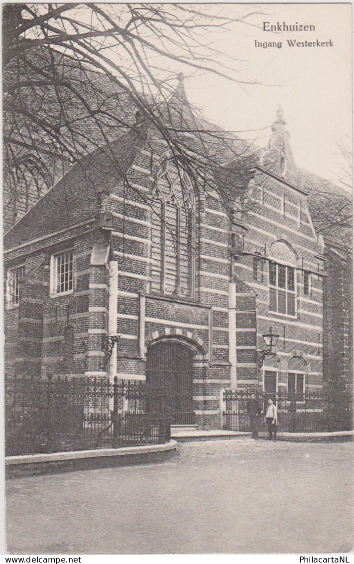 Enkhuizen - Ingang Westerkerk - Zeer Oud - Enkhuizen