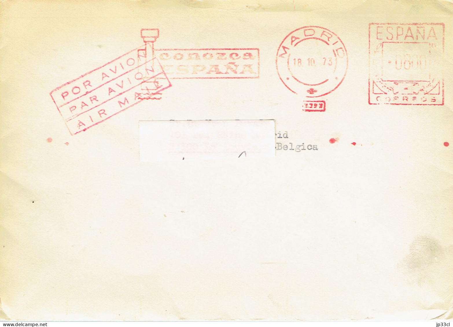 Hotel "Sola" Torremolinos : Carta Del Ministerio De Informacion Y Turismo (Madrid, 8/10/1973) - Historical Documents