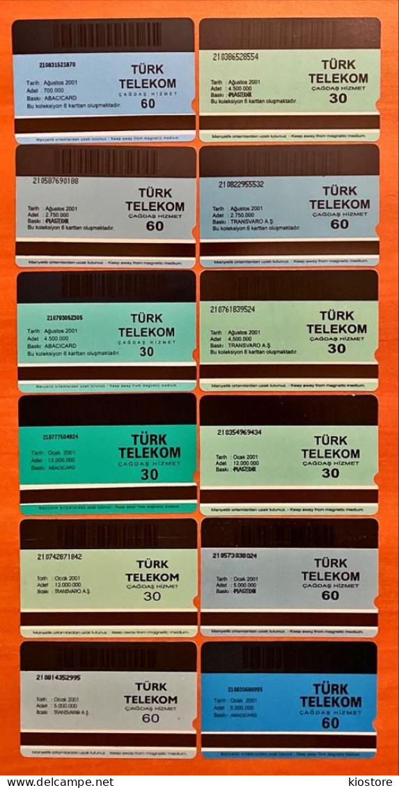 Turkey Turk Telecom Turkish Music Instruments Series 12 PCS Set - Musique